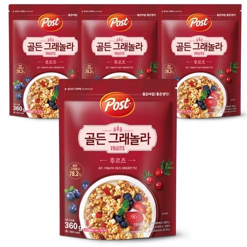 포스트 골든그래놀라 후르츠 시리얼, 3개월 최저가 근접