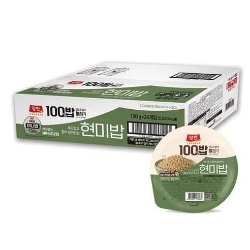 양반 100밥 현미밥, 어제 1만8천대 → 오늘 1만6천대