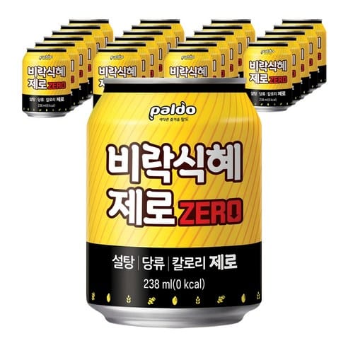 팔도 비락식혜 제로, 하루 만에 1,800원 빠졌다