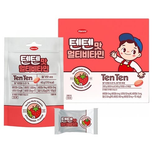 텐텐 맛 멀티비타민 츄정, 3개월 최저가 근접