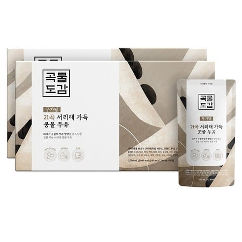 곡물도감 두유, 하루 만에 11,000원 빠졌다