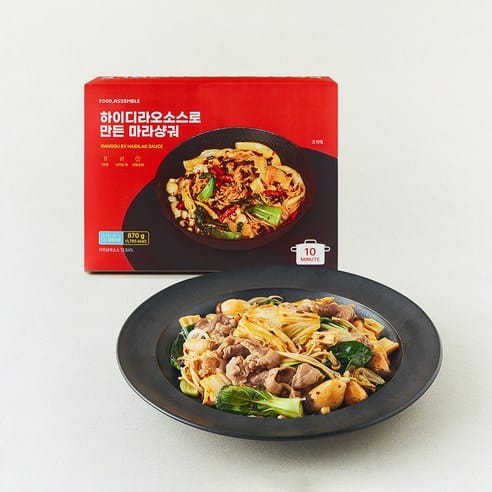 푸드어셈블 마라샹궈 밀키트, 하루 만에 4,230원 빠졌다