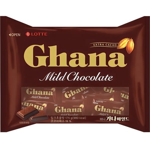 가나 마일드 초콜릿, 하루 만에 약 5,000원 빠졌다