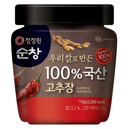 청정원순창 고추장 1kg×2, 어제 28,000원대 → 오늘 23,000원대