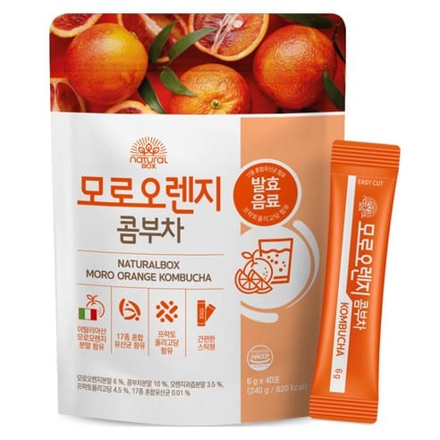 내추럴박스 모로오렌지 콤부차, 하루 만에 1,120원 빠졌다