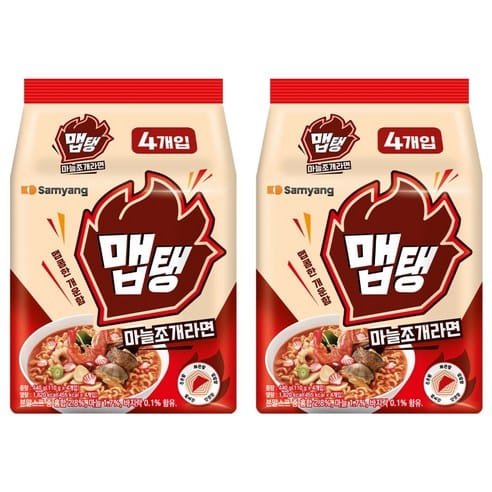 맵탱 마늘조개라면, 하루 만에 5천원대 차이 날까?