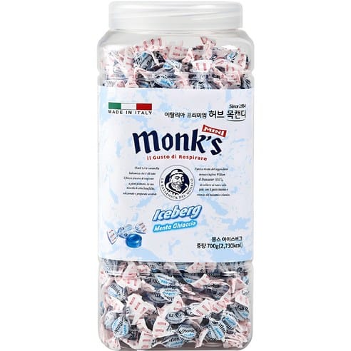 Monks 아이스버그 허브 목캔디, 하루 만에 가격 내려갔나?