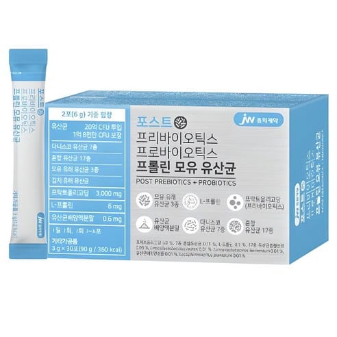 JW중외제약 프리바이오틱스, 하루 만에 3,000원 빠졌다